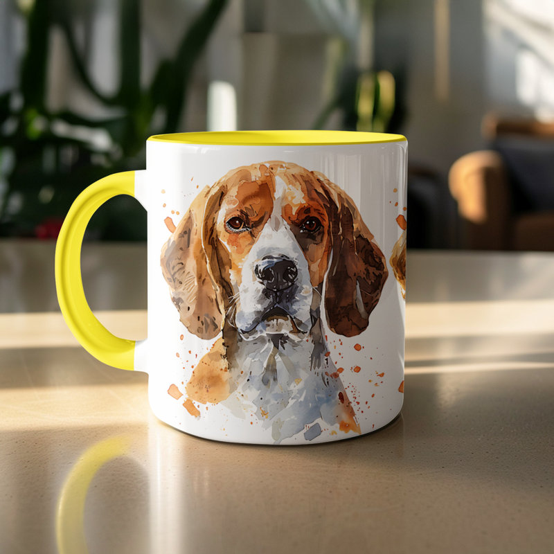 Mug, Yellow, 2