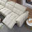 113.38" Genuine Leather Power Reclining Sectional With USB Port-898145969-898145968
