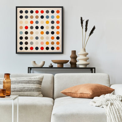Distanced Circles Print On Canvas