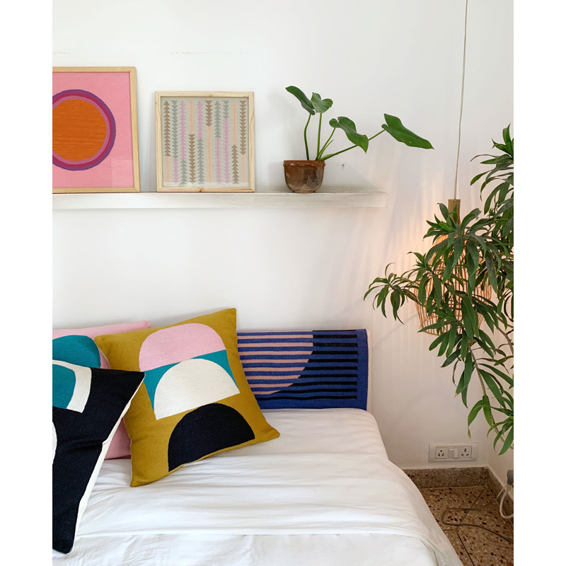 Viola Wool Square Pillow Cover