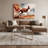 Wildlife Kangaroo Brown Canvas Wall Art-689590896