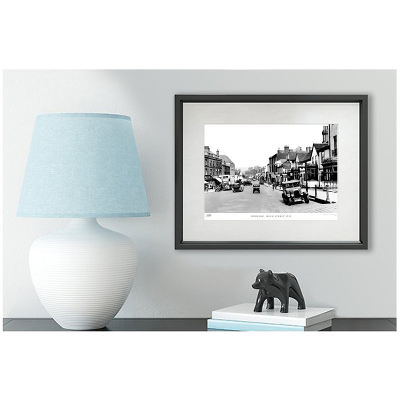 Dorking, High Street 1932 by Francis Frith - Single Picture Frame Print, 40cm H x 50cm W x 2.3cm D