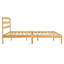 Structure de lit plateforme en bois massif de 12 pouces avec tête de lit, aucun sommier requis et assemblage facile-120380862-120380805