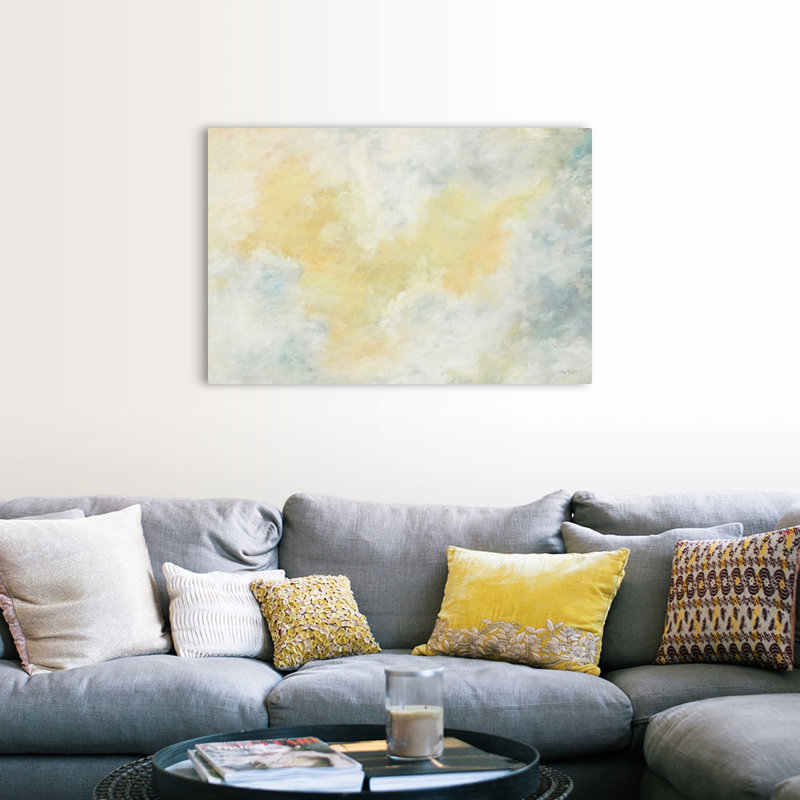 «Golden Sky 01» par Lisa Audit - reproduction d'art, Toile tendue, H 32 po x l 48 po x P 1,25 po