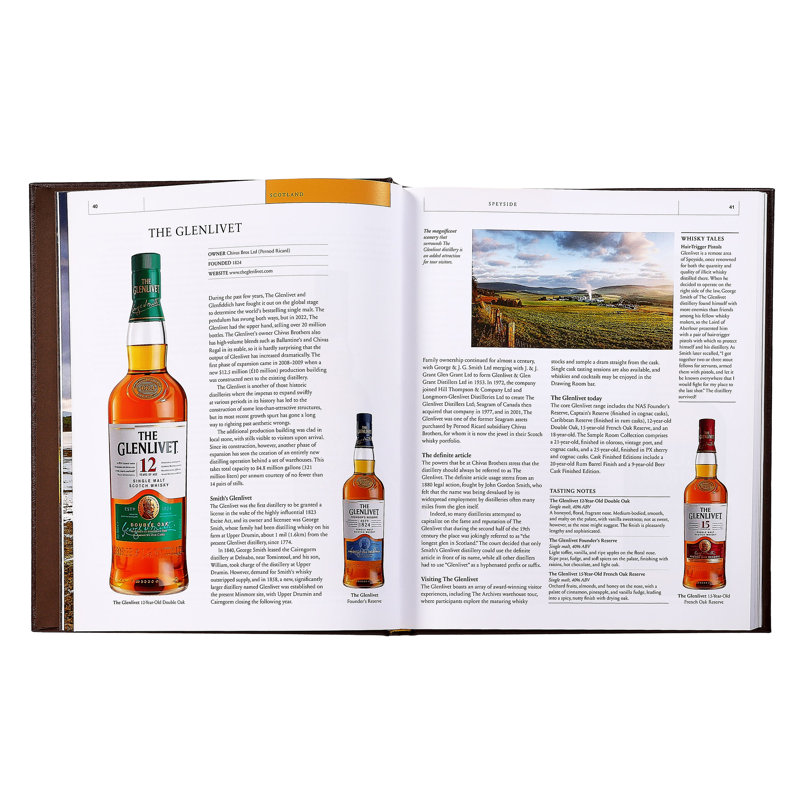 Whiskey Opus Leather Bound Special Edition Coffee Table Book
