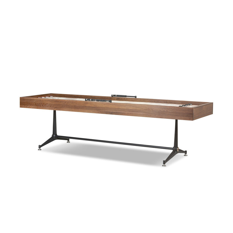 Small Shuffleboard Table-Ebonized Oak, 9ft, Ebonized Oak