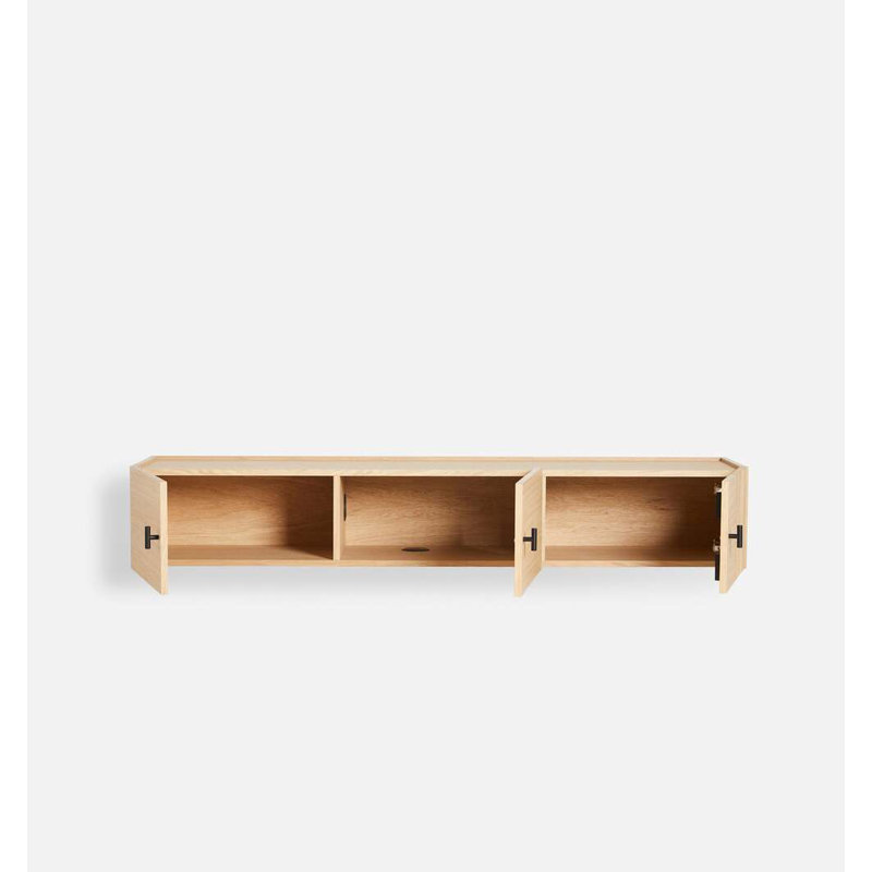 Array Wall-Mounted Sideboard (150 Cm), Oak