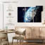 Terre tournante par satellite-879786733