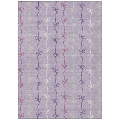 Machine Washable Indoor/Outdoor Chantille ACN2593 Kids Rug