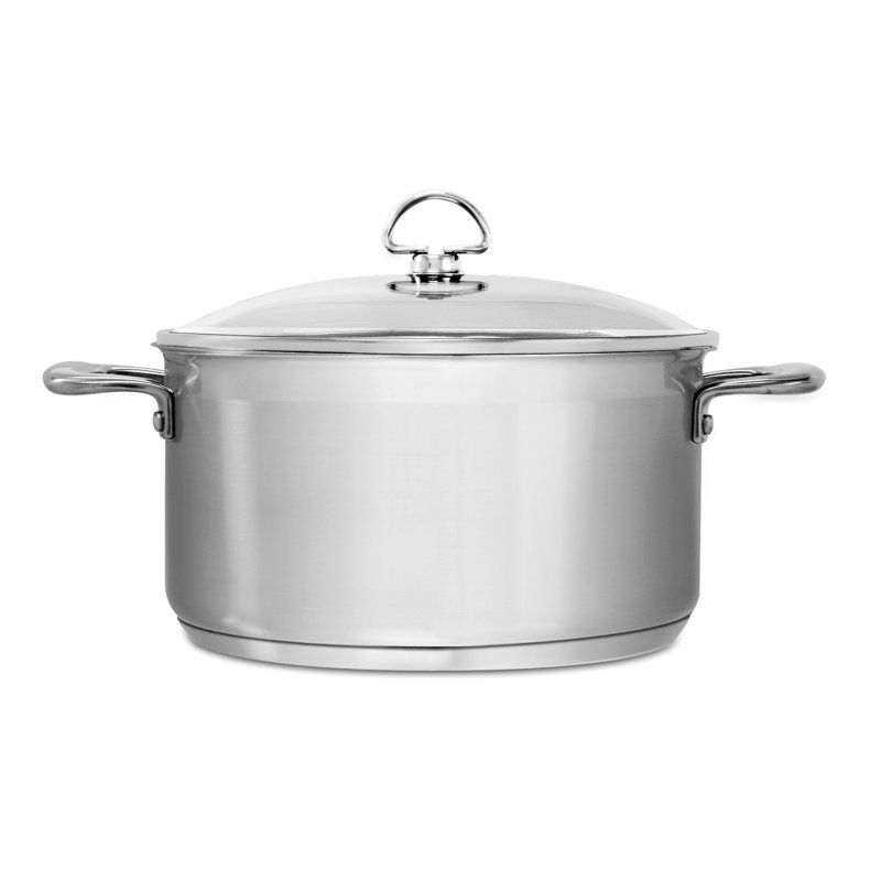 Chantal Induction 21 Steel™ Round Stainless Steel (18/8) 2 Piece Casserole Bakeware Set