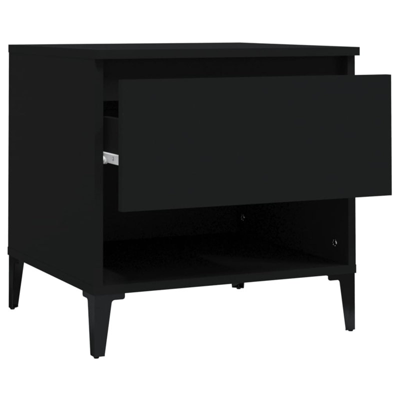 Leegan Side Table Set, Black