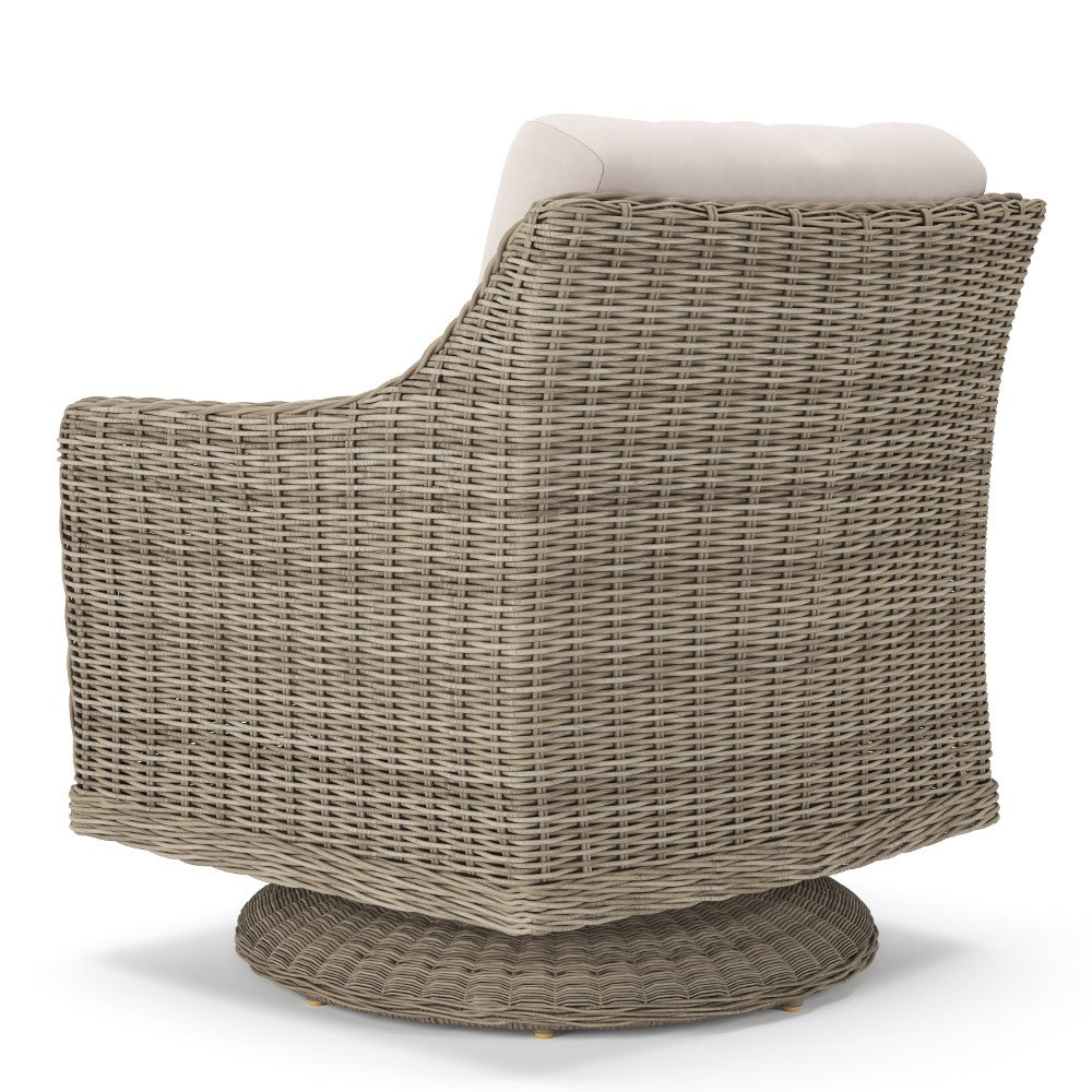Kells Swivel Rocking Chair with Cushions