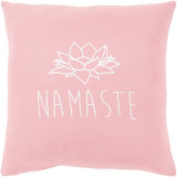 Motto Cotton Throw Pillow