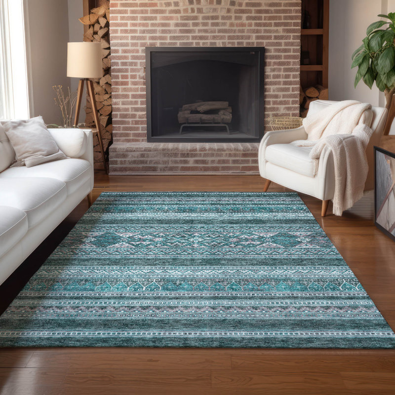 Tapis intérieur / extérieur Naheda, Rectangle 9 pi x 12 pi