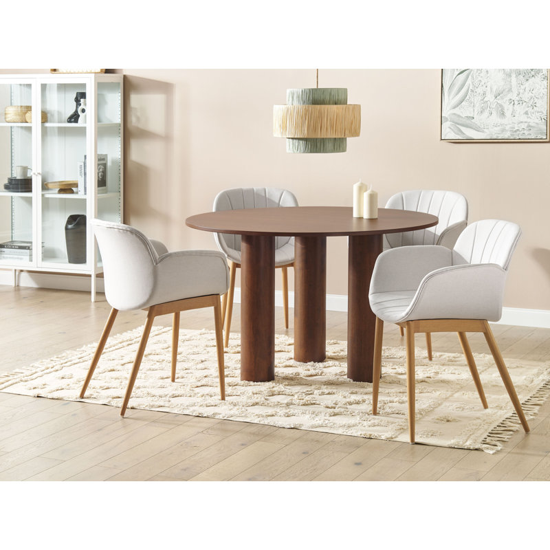 Anary 44cm H Polyester Blend Upholstered Armchair, Grey 