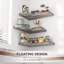 Tablettes d'angle flottantes pour le rangement-1925903782