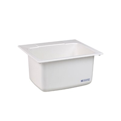 Durastone 25"" L x 22"" W Drop-In Laundry Sink -  MUSTEE, 10