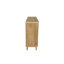 Armoire console 59 po brune pour l'entrée, les portes et l'apparence élégante Noble