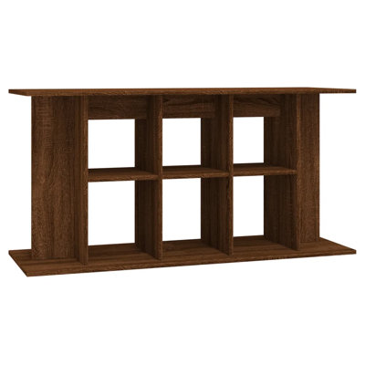 Vidaxl Aquarium Stand Brown Oak 120X40x60 Cm Engineered Wood