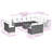 Vidaxl Garden Sofa Set Black