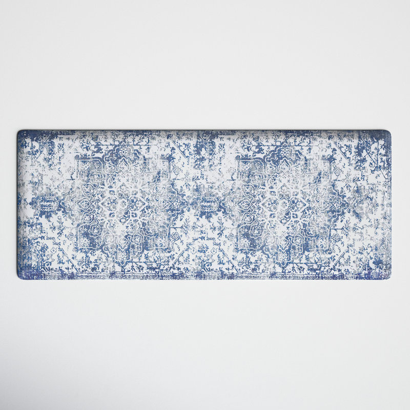 Ranson Anti-Fatigue Mat, Rectangle 2' x 5', Blue