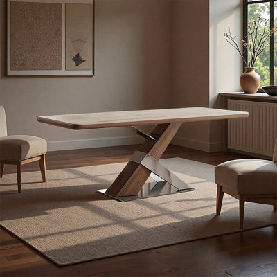 Modern simple and fashionable dining table