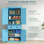 Armoire de cuisine de 72 po HOMcom, grande armoire de rangement autoportante, armoire de cuisine traditionnelle avec 4 portes, tiroir et 3 tablettes réglables pour la salle à manger-1254471497