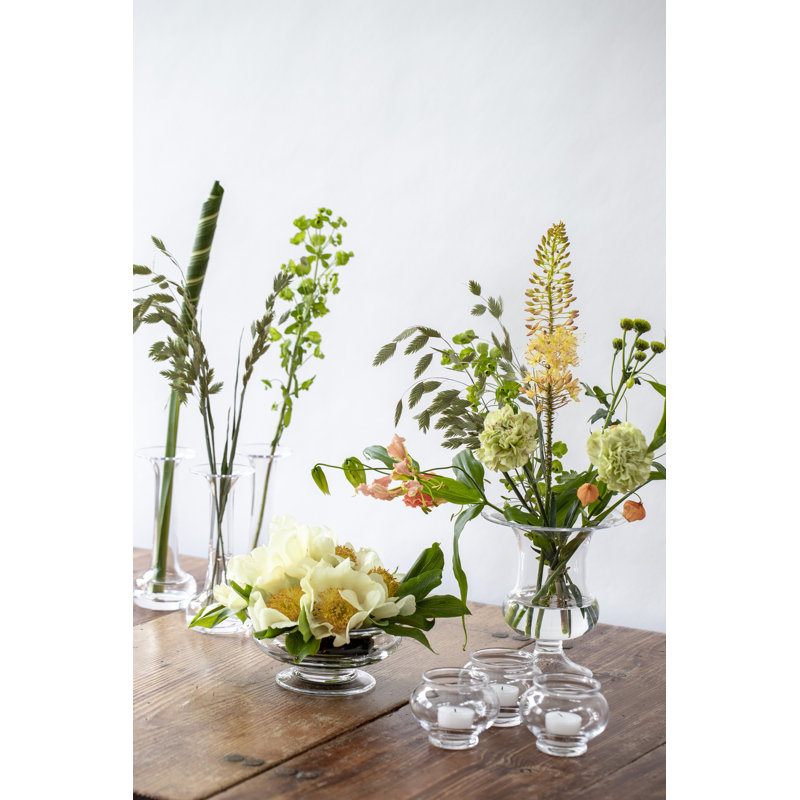 Old English Handmade Glass Table Vase