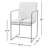 Sidney Upholstered Dining Arm Chair
