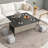 5 Pieces Lift Top Coffee Table Set With Storage Convertible Dining Table With Ottomans
