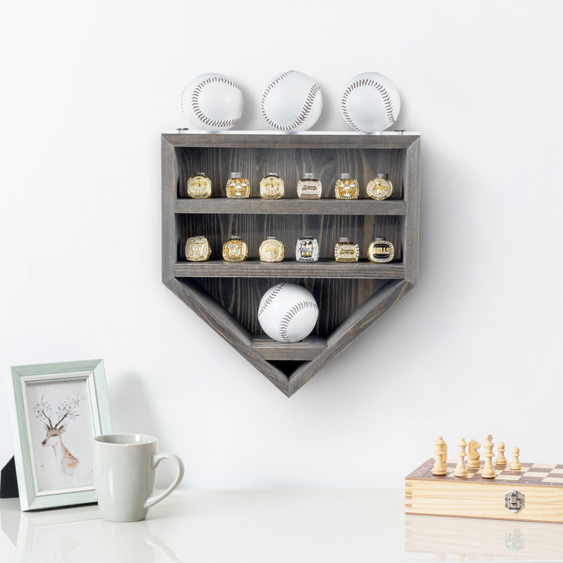 Solid Wood Wall Mounted Multi-Use Sports Rack