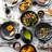 Pewter Stoneware Dinner Plate