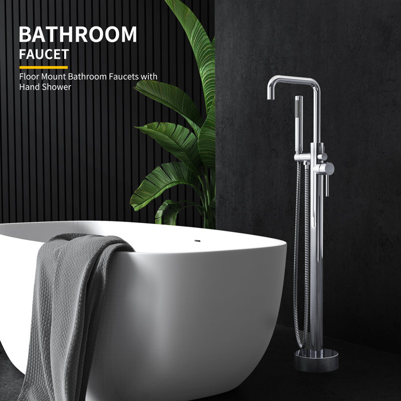Floor Waterfall Faucet with Diverter