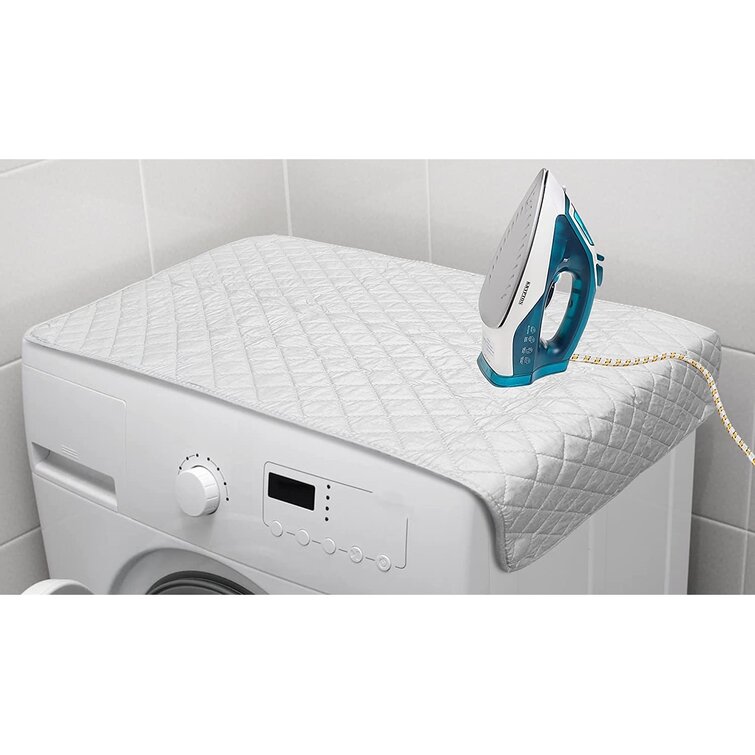 Kovot Extra-Wide 21 x 32 Portable Magnetic Ironing Mat Blanket. Cotton Laundry Pad for Table, Washer, Dryer or Iron Anywhere on The Go Best Ironing