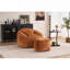Fauteuil à billes en mousse de chenille ultra-doux pour adultes et adolescents, pour l'intérieur et l'extérieur avec rembourrage en mousse à mémoire de forme moelleuse.-930082754