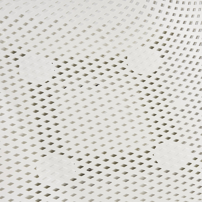 Chaise de salle à manger d'extérieur en polypropylène blanc Lotus
