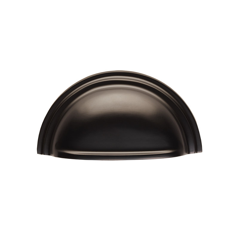 Victorian 7.6 Cm Cup Handle, Matt Black