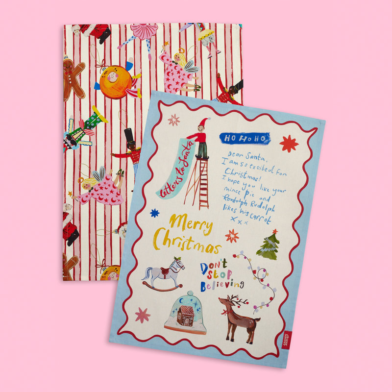 Dear Santa Tea Towel Kitchen Towel