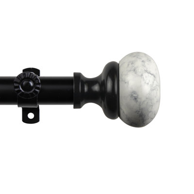 Mykena 13/16" 4-Sided Bay Window Curtain Rod