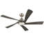 Ventilateur de plafond 52 po à 5 pales en bois massif de style transitionnel avec lumière DEL et télécommande-1126950988