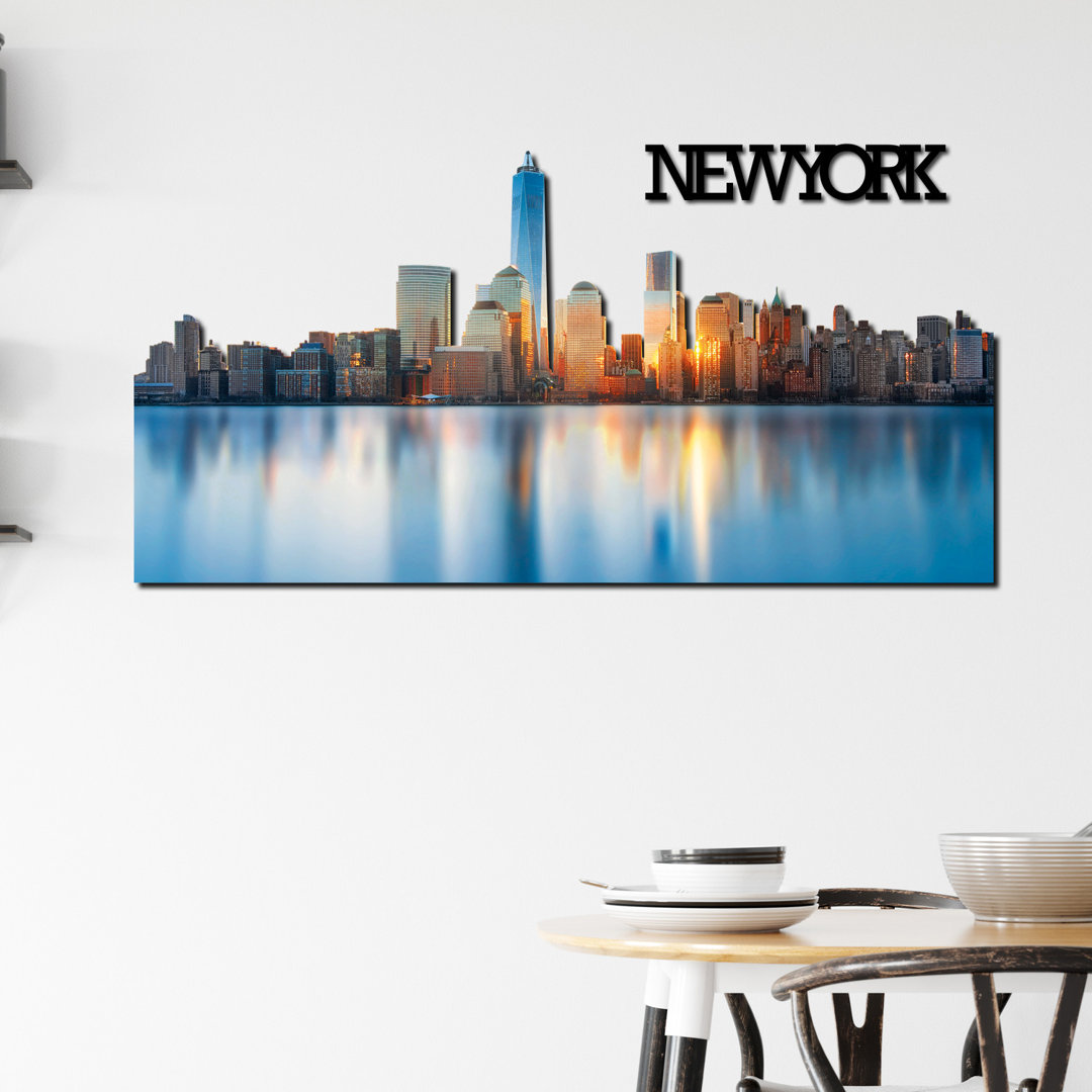 New York Legno MDF Wall Décor