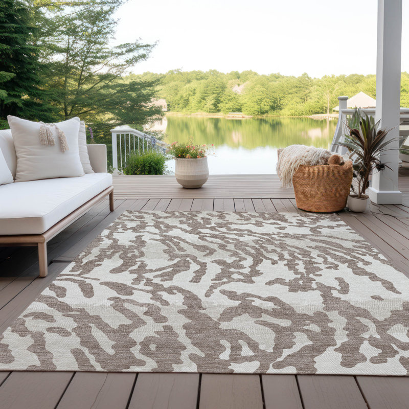 Tapis intérieur / extérieur mâle avec envers antidérapant, Rectangle 2 pi 6 po x 3 pi 10 po