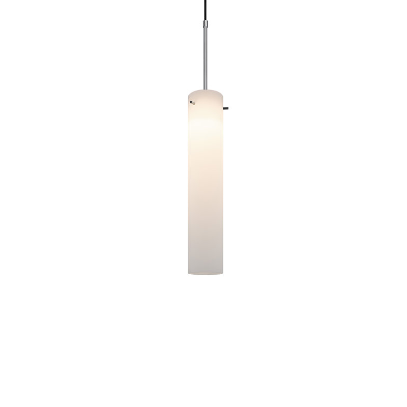 Luminaire suspendu simple Titan 2, Incandescent, Pavillon de 4,5 po, Chrome
