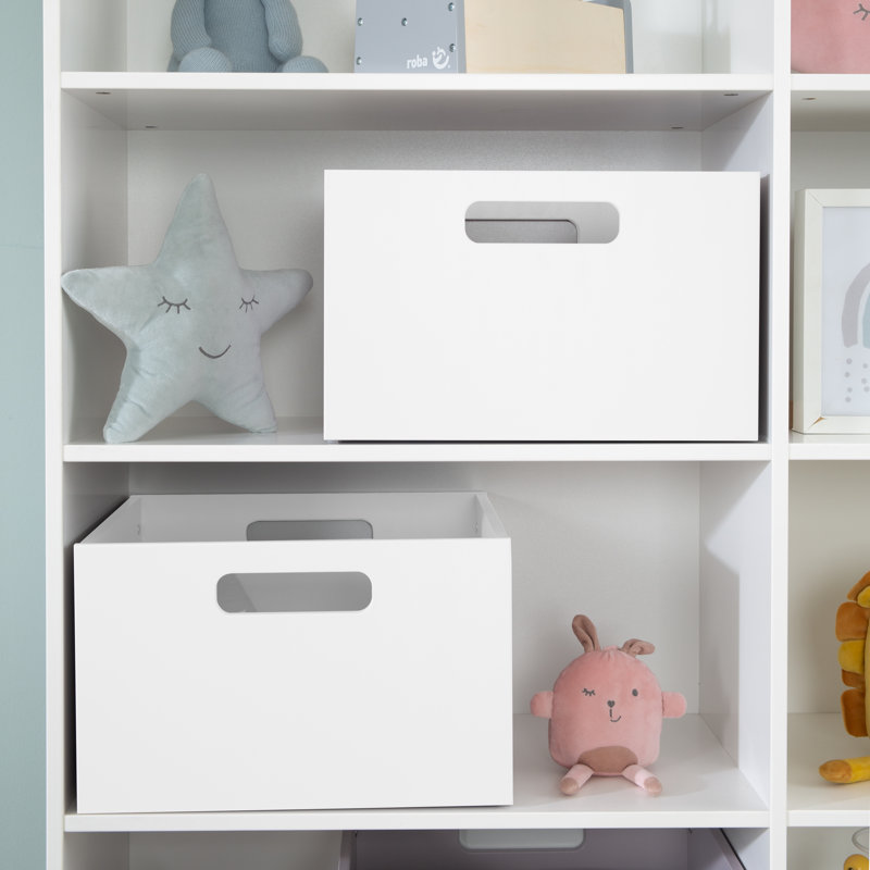 Roba Wooden Toy Box, White