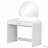 39" Makeup Vanity Table with Touch Screen Lighted Mirror and Drawer-387978134