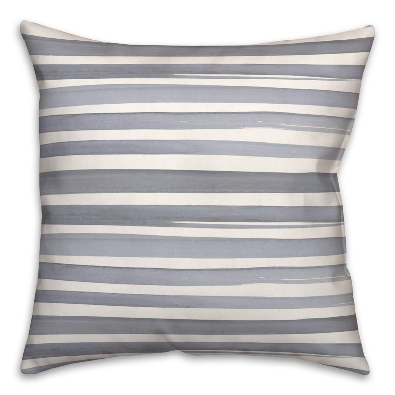  Housse de coussin décoratif en polyester / mélange de polyester, Bleu / blanc