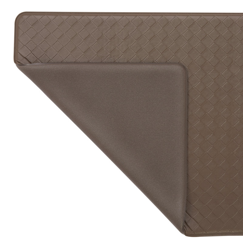 Soothing Comfort Standing Anti-fatigue Mats, Brown, Rectangle 1' 6" x 5'