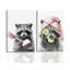 2 Piece Wrapped Canvas Print-1197633858