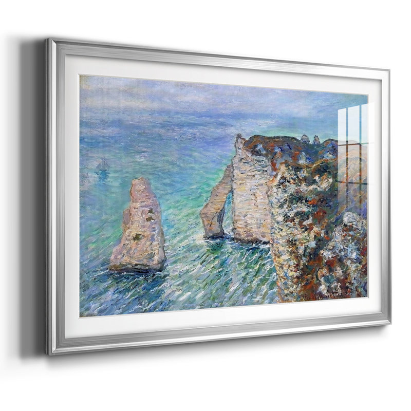 L'aiguille de roche et la porte d'Aval, 1886, Argent, H 15 po x l 21 po x P 1,5 po