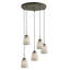 Luminaire suspendu en forme de cloche 5 lumières Murphy-432116263-432116268